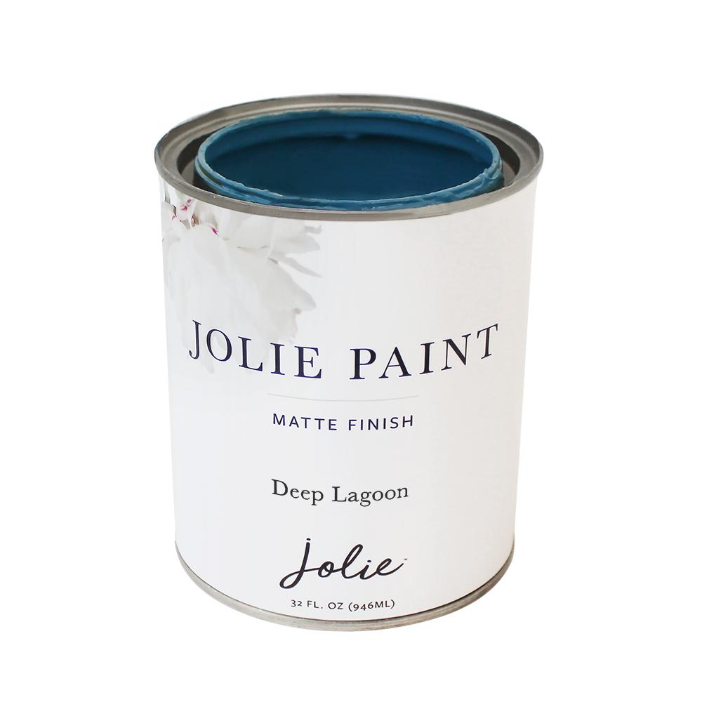 Jolie Paint - Deep-Lagoon 1 litre deep coastal blue teal