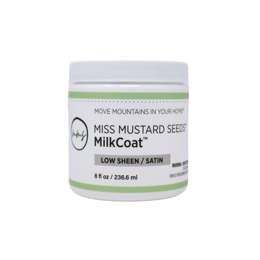 Milk Coat Low Sheen Satin 240ml Miss Mustard Seed’s Milk Paint For the Love Creations Australian retailer
