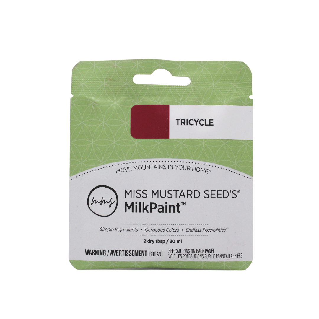 MMS Milk Paint Tricycle bright red sample 30g