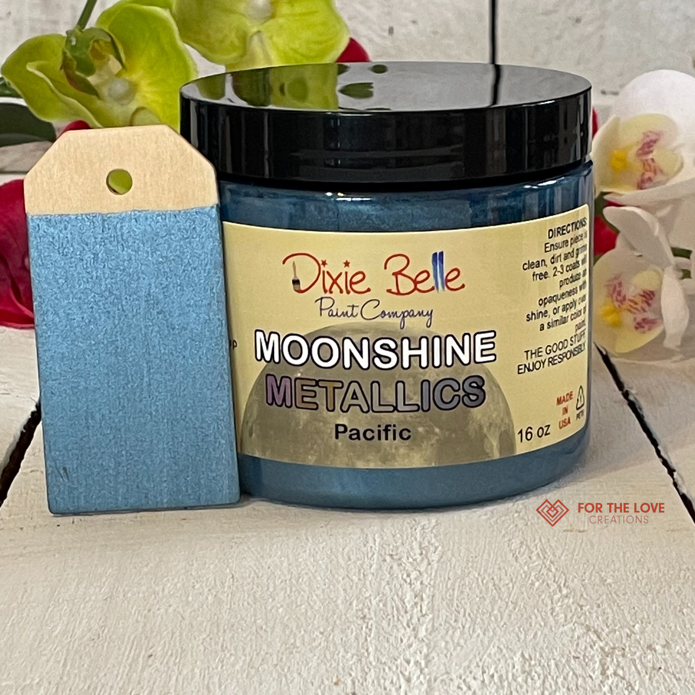 Dixie Belle Moonshine metallic paint Pacific deep blue Elite Stockist in Australia