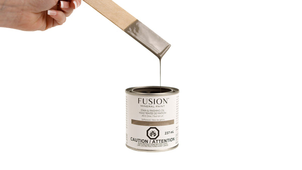 Fusion Stain and Finishing Oil all in one stain and sealer 237ml 6 colours For the Love Creations Australian stockist