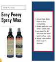 Easy Peasy spray wax water based Australian retailer