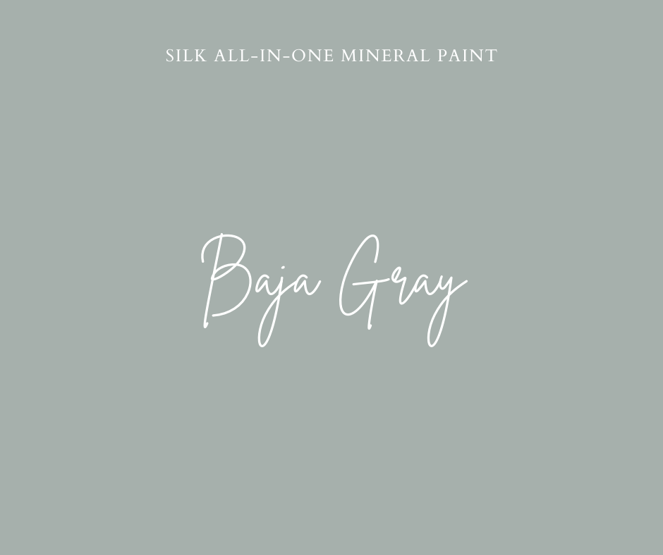 Silk Baja Gray all in one mineral paint For the Love Creations Australian retailer
