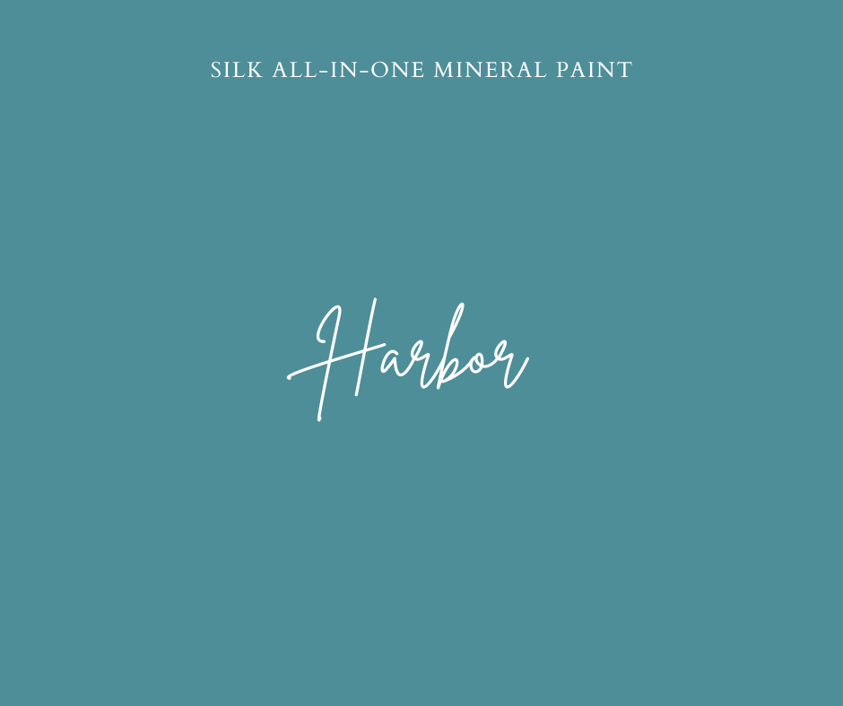 Silk all in one mineral paint Harbor medium sea blue For the Love Creations Aussie retailer