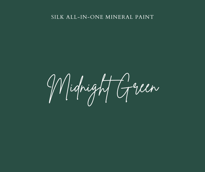 MIDNIGHT GREEN Silk All-In-One Mineral Paint - 118ml - 473ml