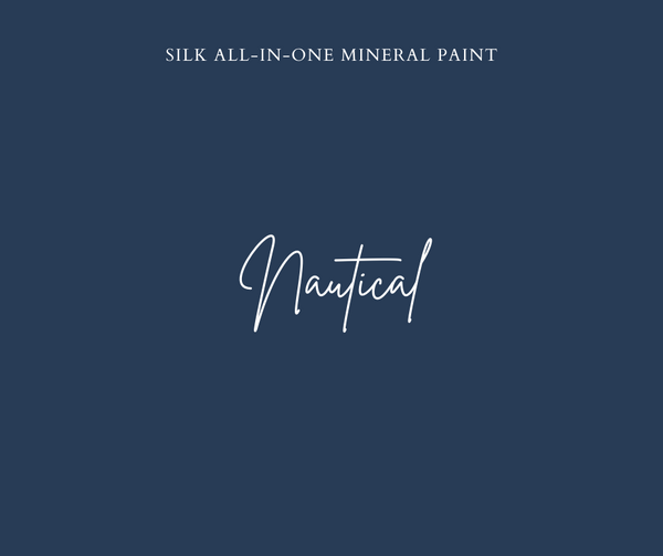 Silk all in one mineral paint Nautical maritime blue 
