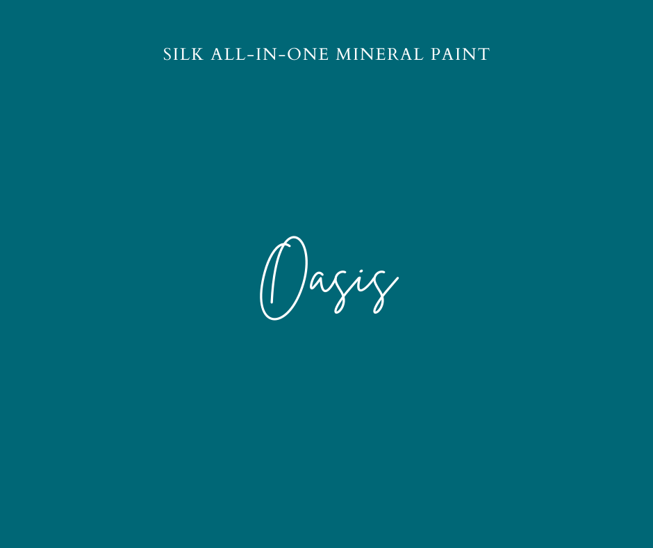 Silk all in one mineral paint Oasis bright blue For the Love Creations Aussie retailer