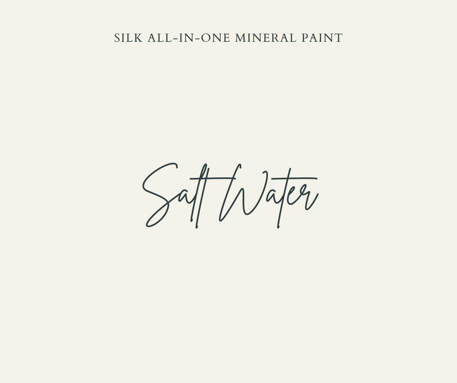 Silk all in one mineral paint Salt Water bright white For the Love Creations Aussie stockist