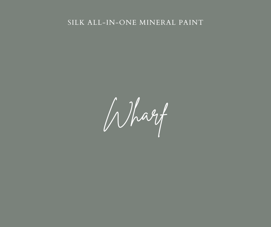 Silk all in one mineral paint Wharf green grey For the Love Creations Aussie retailer