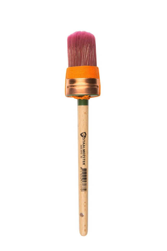 Staalmeester Oval 40mm synthetic bristle brush For the Love Creations Australian stockist