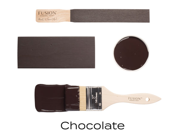 Fusion Mineral Paint Chocolate deep brown For the Love Creations Australian stockist