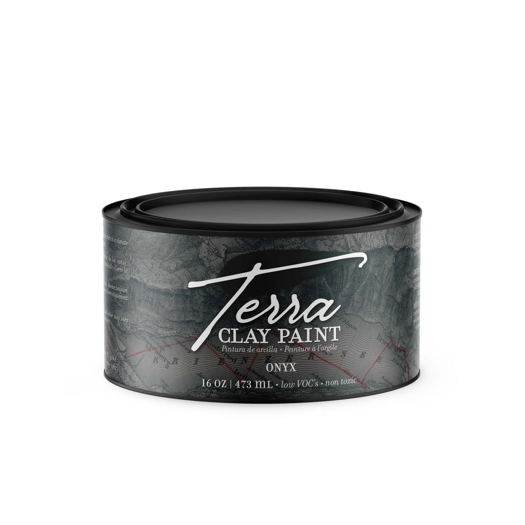 Terra Clay Paint by Dixie Belle jet black Onyx For the Love Creations Australian retailer