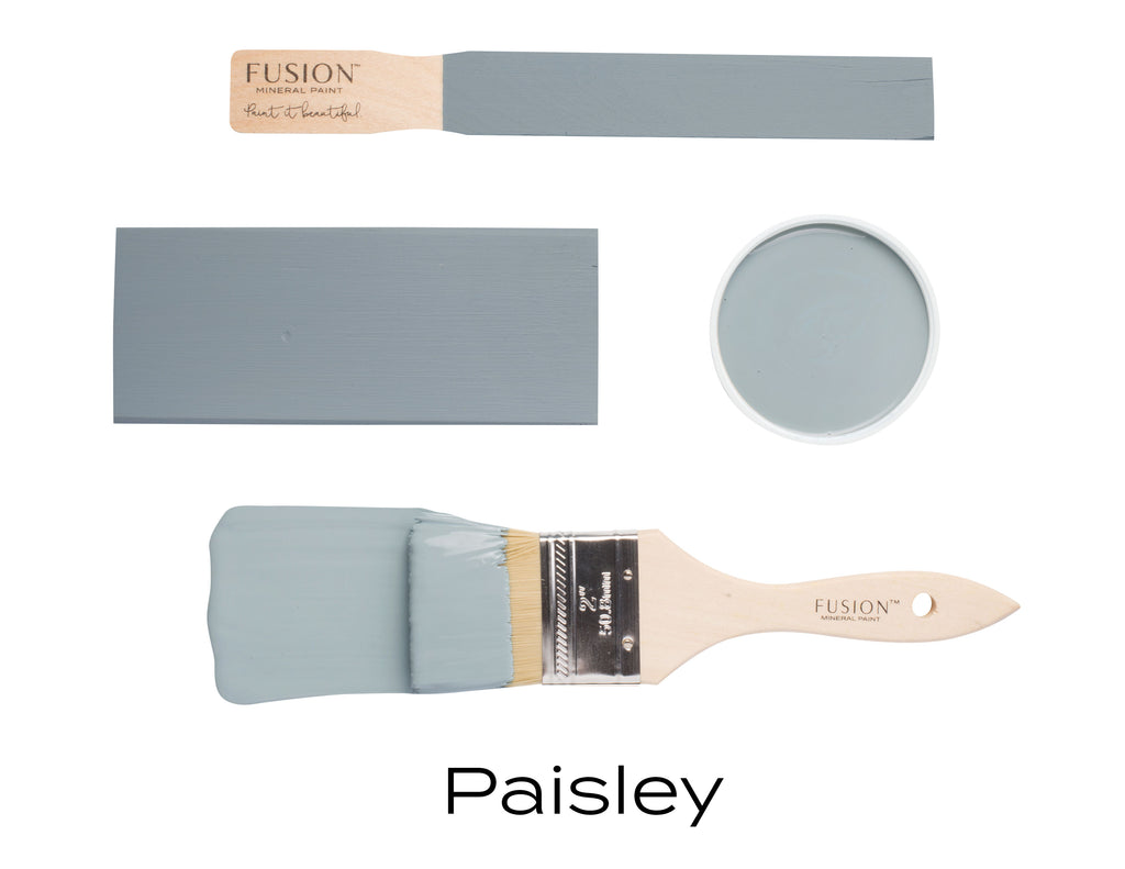 Fusion Mineral Paint Paisley warm blue grey 500ml Australian retailer