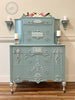 Dixie Belle Vintage  Duck Egg grey green blue tallboy 