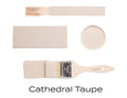 Cathedral Taupe Fusion Mineral Paint paint taupe with pink undertones color swatch For the Love Creations