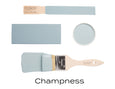 Fusion Mineral Paint Champness sky Blue color swatch For the Love Creations