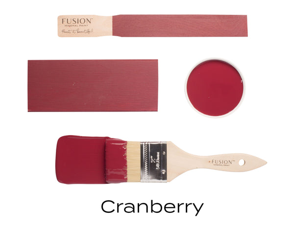 Fusion Mineral Paint Cranberry color sample For the Love Creations