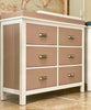 Fusion Mineral Paint Damask soft mauve warm pink  painted dresser