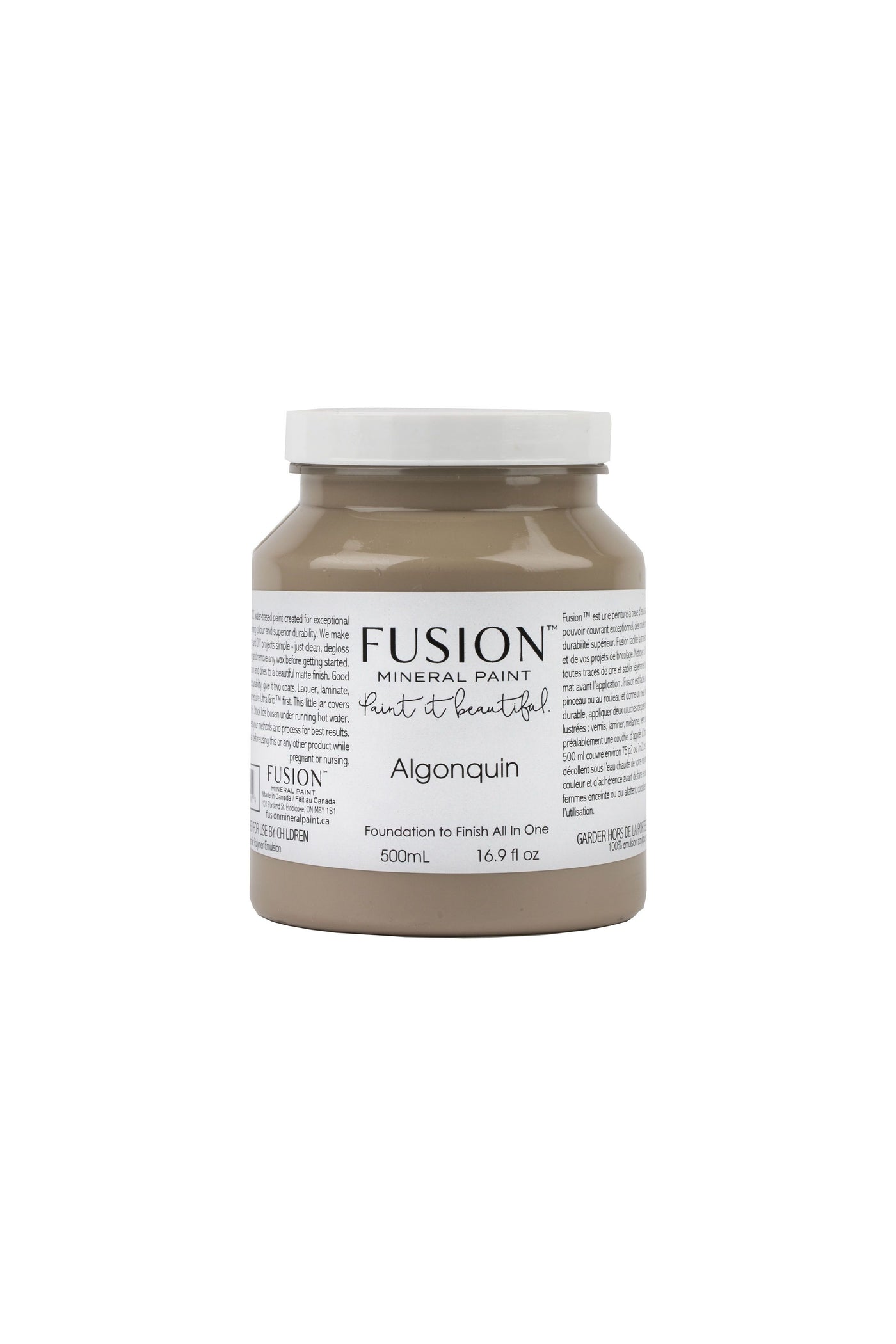 Fusion Mineral Paint - ALGONQUIN warm taupe 500ml