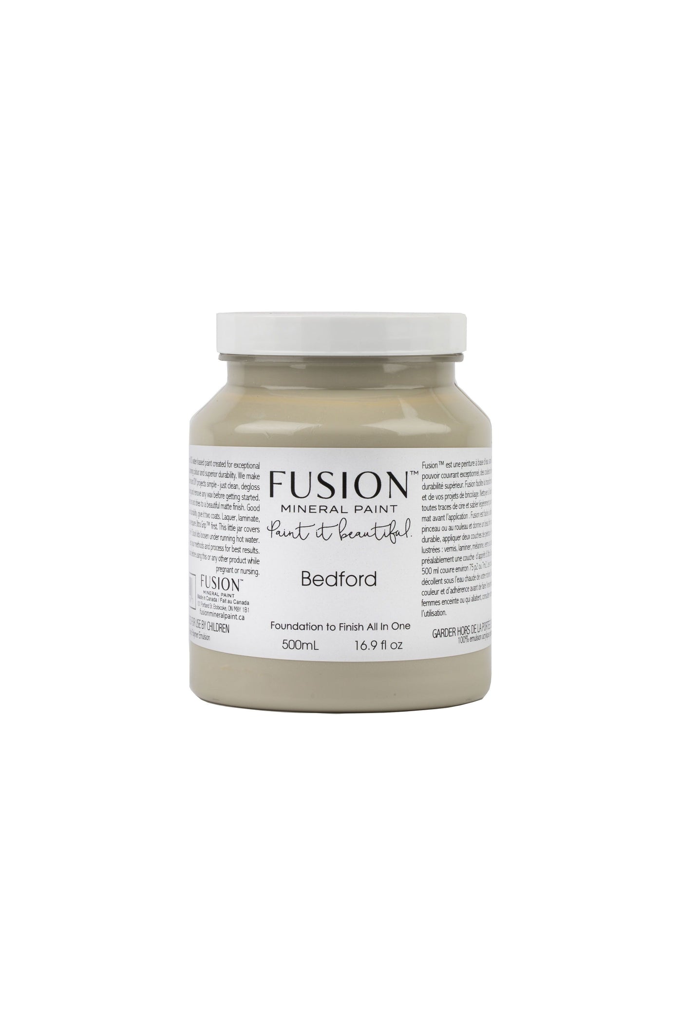 Paint it Beautiful Bedford neutral green/grey Fusion Mineral Paint 500ml at For the Love Creations