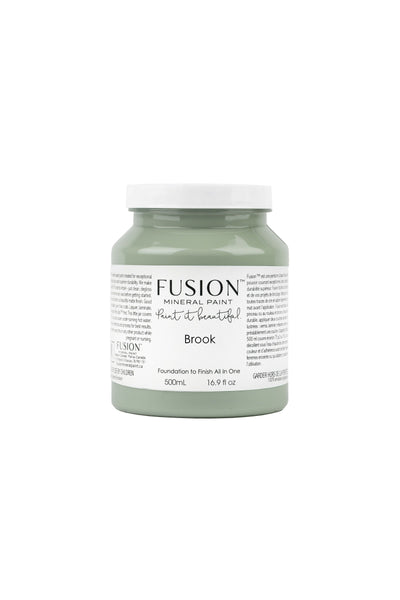 Paint it Beautiful Brook Fusion Mineral Paint pale blue/green 500ml For the Love Creations