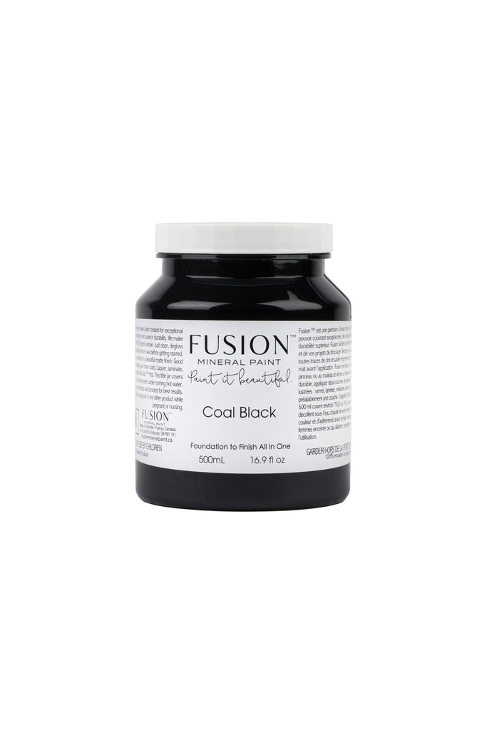 Fusion Mineral Paint - COAL BLACK 500ml