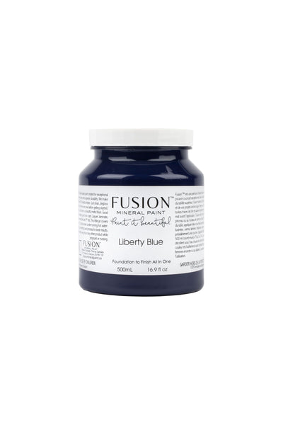 Fusion Mineral Paint - LIBERTY BLUE bold royal blue 500ml