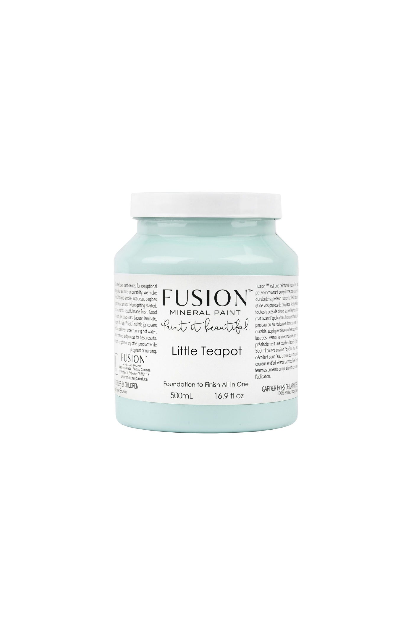 Fusion Mineral Paint - LITTLE TEAPOT soft teal blue 500ml