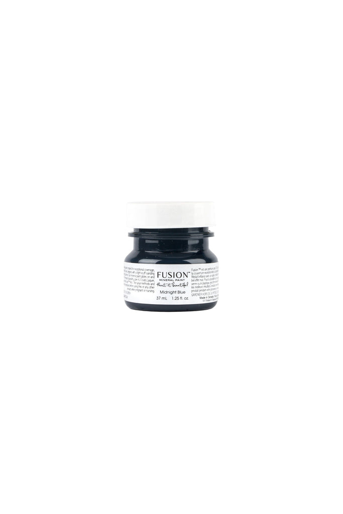 Fusion Mineral Paint - MIDNIGHT BLUE deep navy almost blue-black 37ml Tester