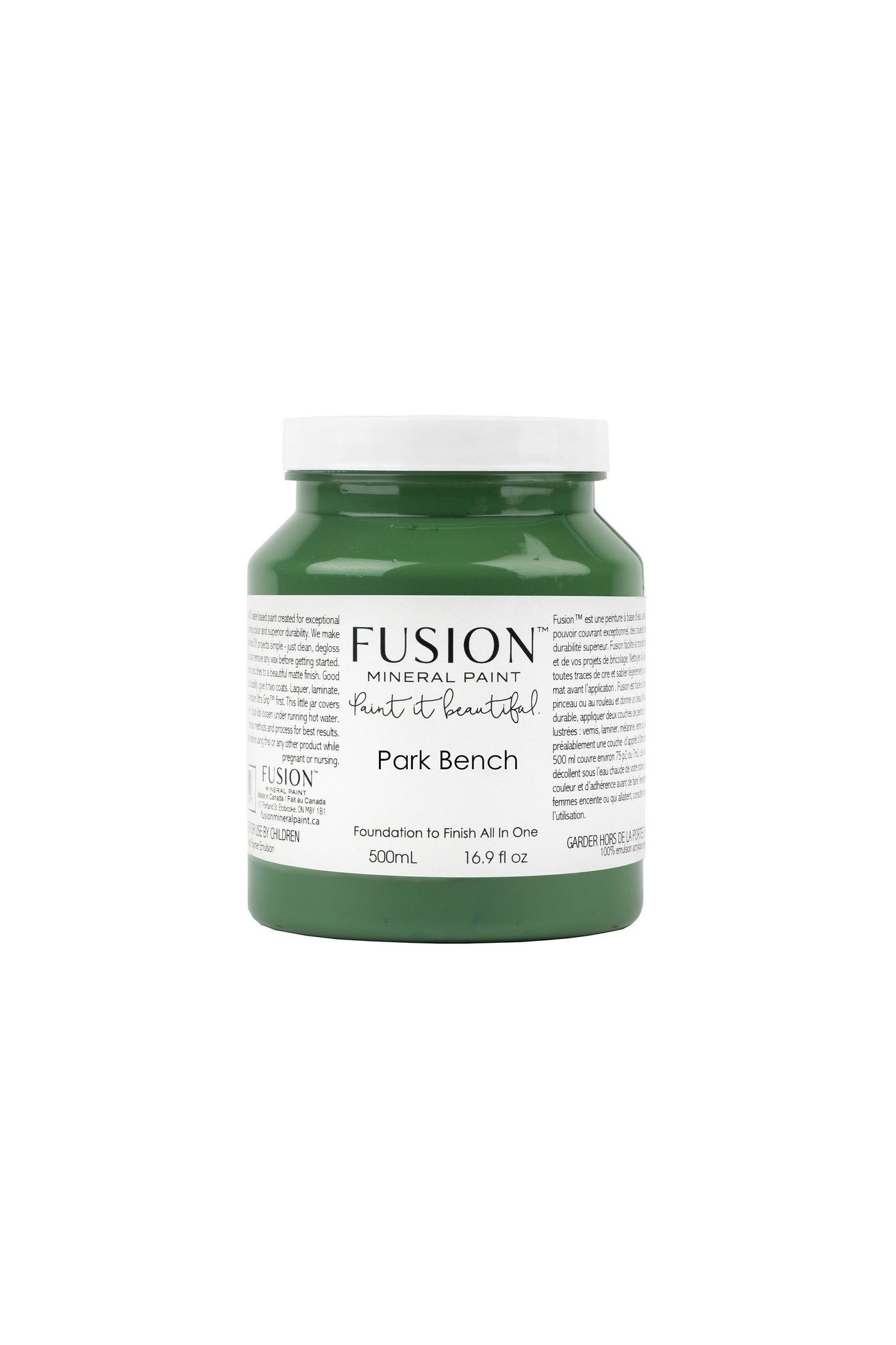 Fusion Mineral Paint - PARK BENCH bold historic green 500ml