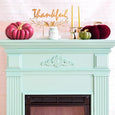Fusion Mineral Paint Laurentien mint green painted fireplace mantle at For the Love Creations Australian stockist