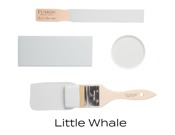 Fusion Mineral Paint Little Whale soft pale blue at For the Love Creations Australian stockist