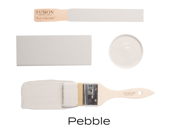 Fusion Mineral Paint Pebble light near grey at For the Love Creations Australian stockist