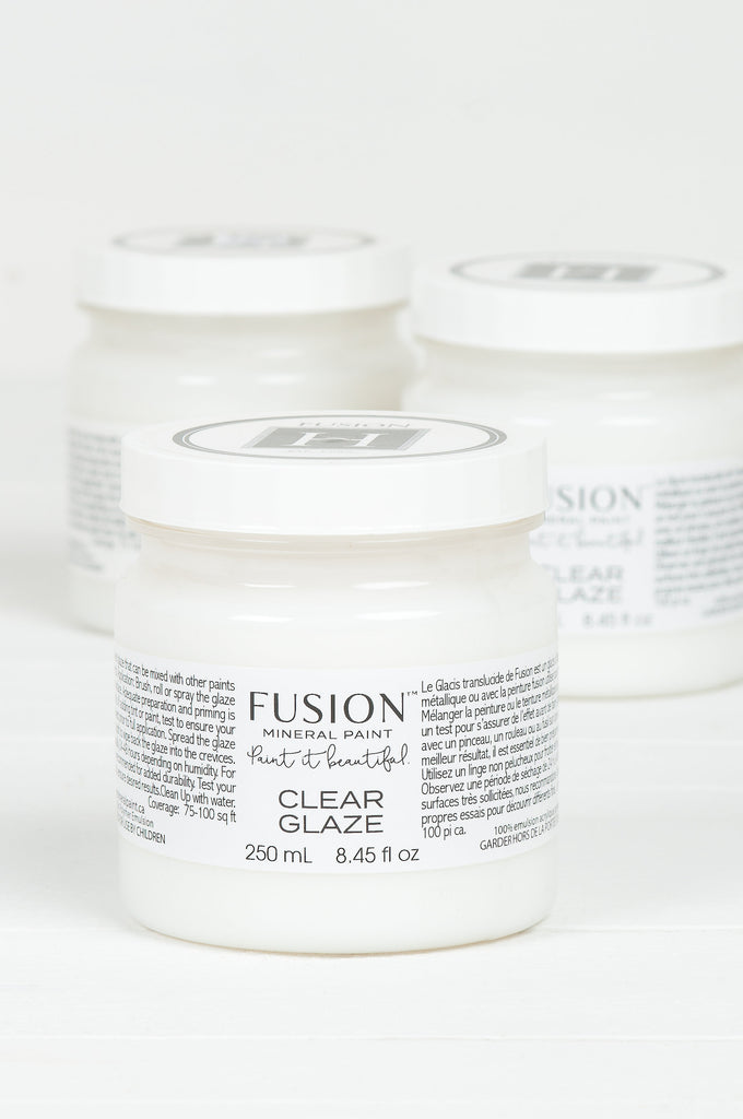 Fusion Clear Glaze customisable finishes 250ml For the Love Creations 