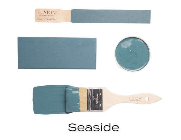 Fusion Mineral Paint Seaside rich deep coastal blue at For the Love Creations Australian stockist