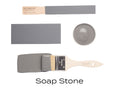 Fusion Mineral Paint Soap Stone mid-tone grey with blue undertones at For the Love Creations Australian stockist